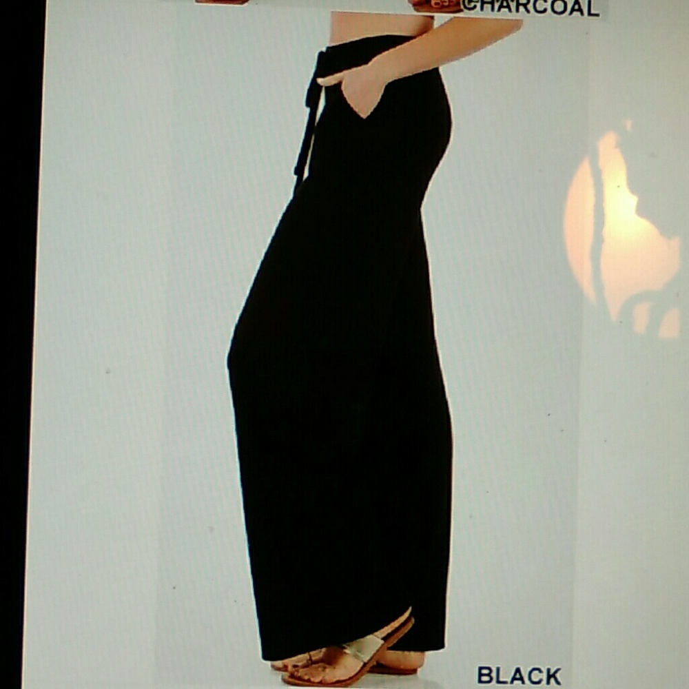 Black loose fit lounge pants
